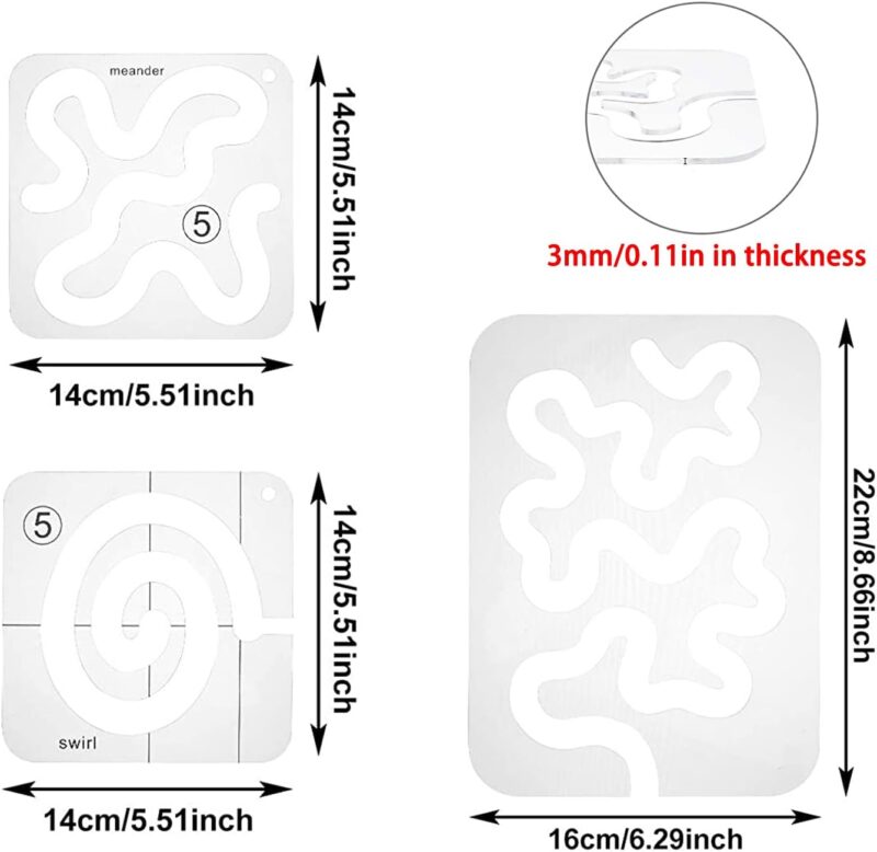 Quilting Template 3 Piece - Image 3