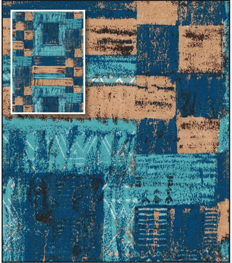 Abstract Affair Turquose 91301
