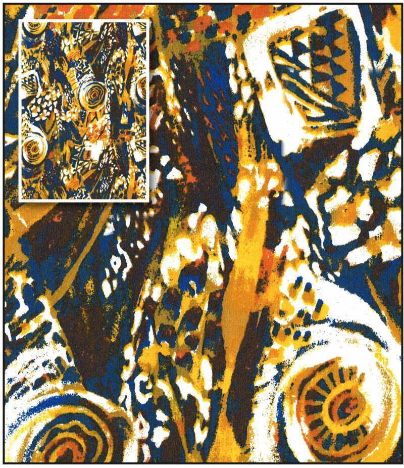 Abstract Affair Yellow 91401