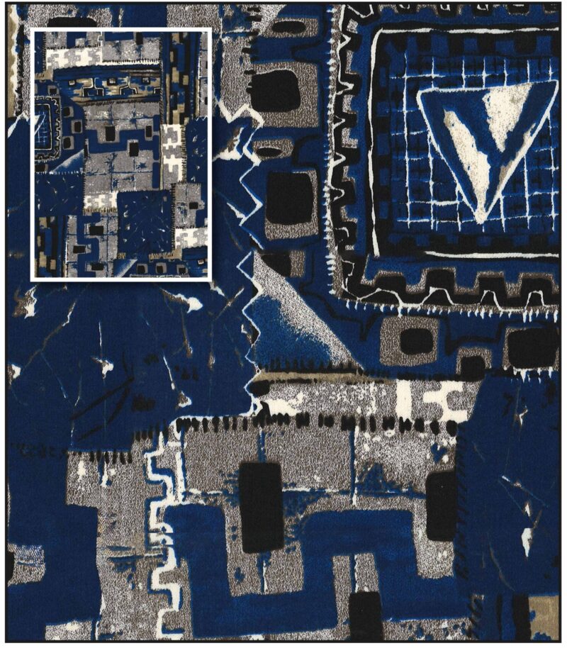 Abstract Affair Blue 91601