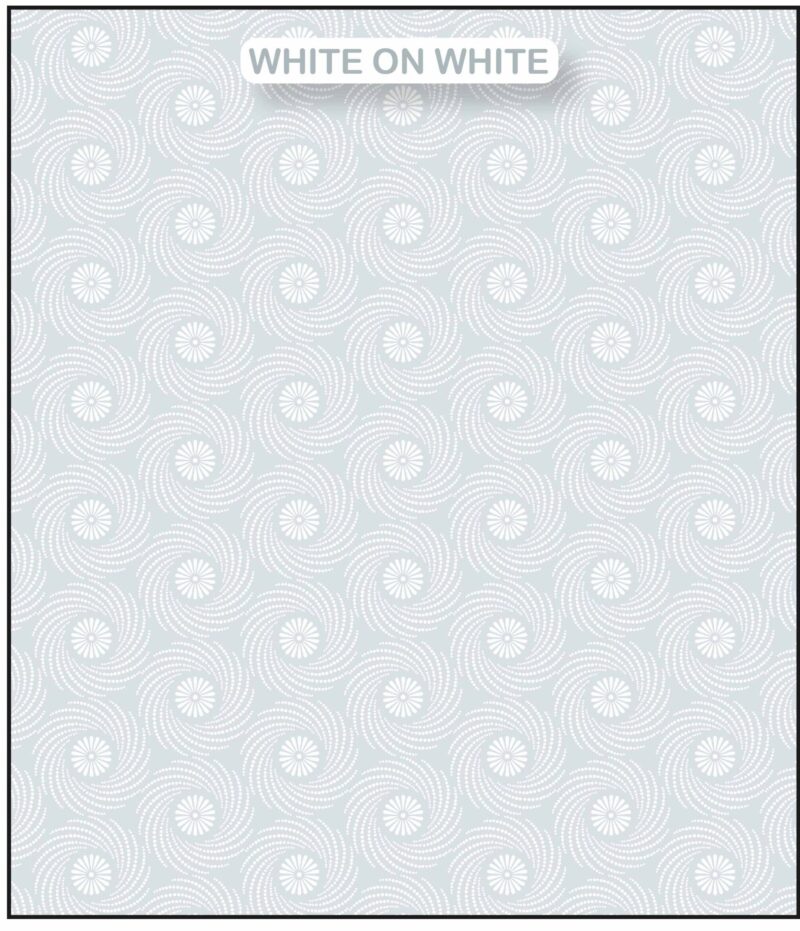 White on White Fabric 95101
