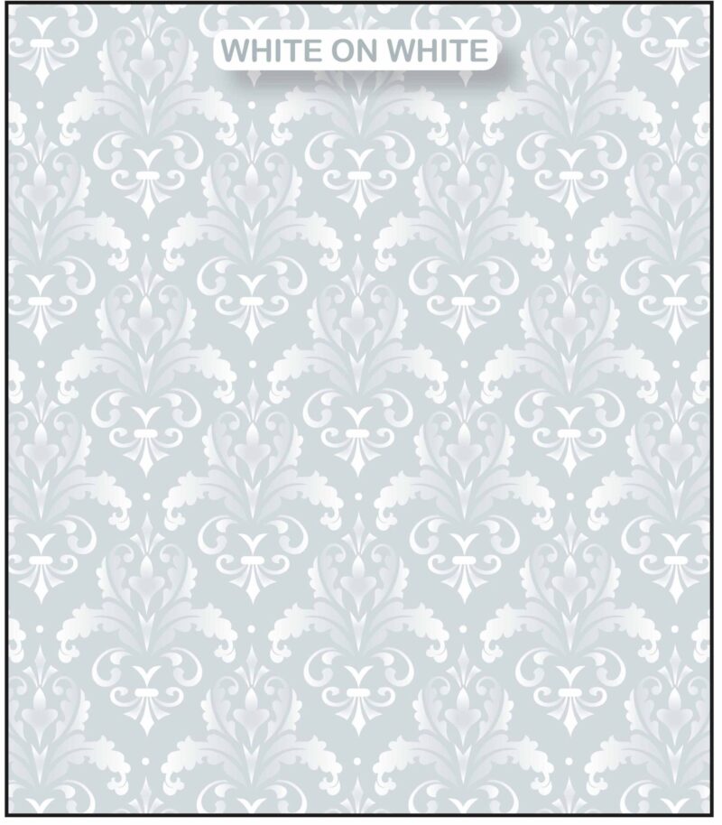 White on White Fabric 95301
