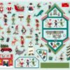 Santa's Workshop - Santa's Workshop Felt Panel