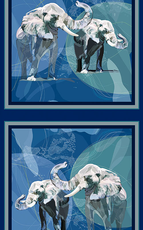 Quilting Treasures Extraordinary Elephants