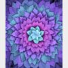 Fanciful Fronds - Wild Nature Soft Leaves Navy Panel