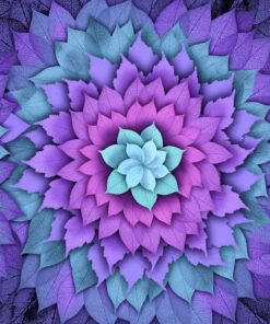 Fanciful Fronds - Wild Nature Soft Leaves Navy Panel