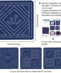 Alternative view of Sashiko Coaster kit