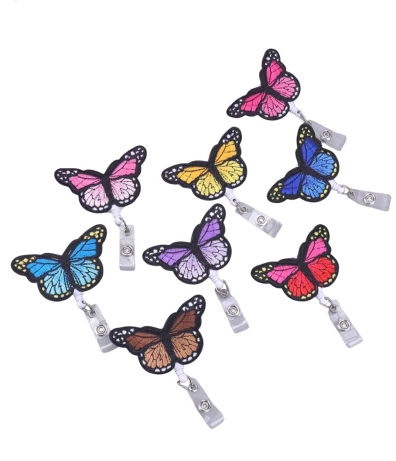 Retractable Scissor Holder Butterflies