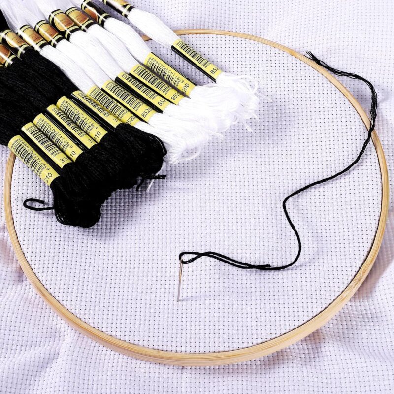 Embroidery Skeins Black & White - Image 4