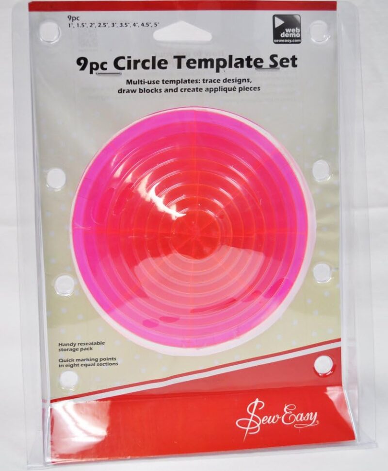 9 Piece Circular Template Set