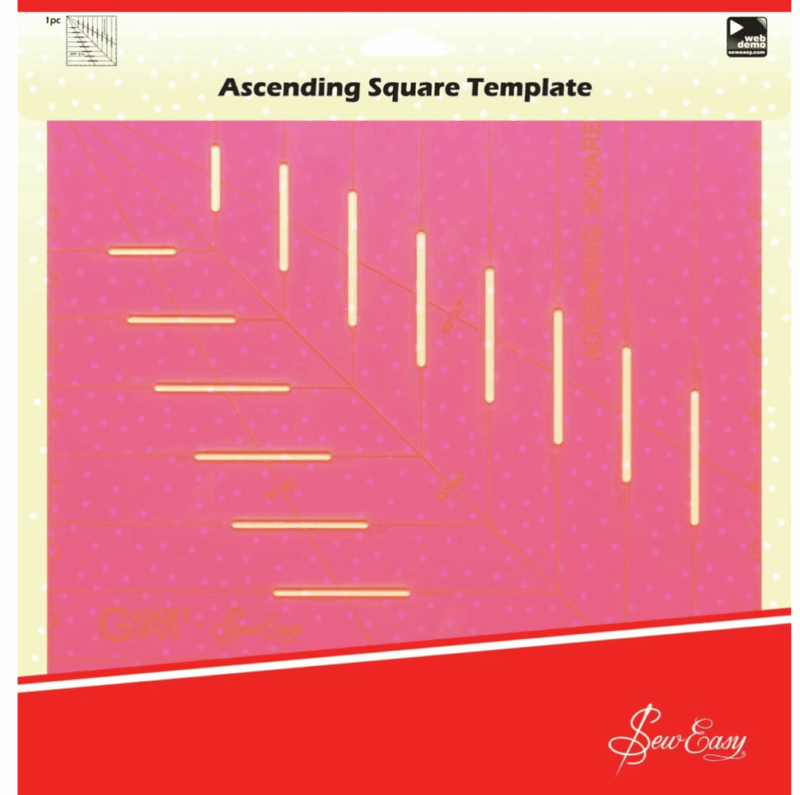 SEW EASY Ascending Square 10x 10 inch