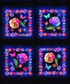 Luminous Blooms - Flowers Boxes Panel