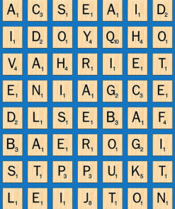 Hasbro Scrabble - Letter Tiles Panel