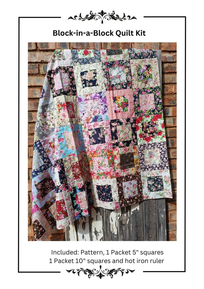 Block-in-a-Block Quilt Kit - Image 2