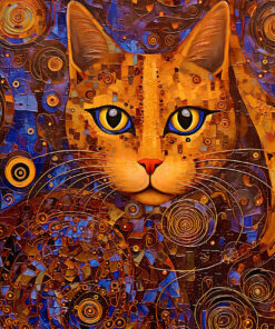 Gustav Klimt Kitty Panel