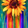 Sundance - Watercolor Sunflower Panel