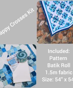 Alternative view of Happy Crosses Quilt Kit