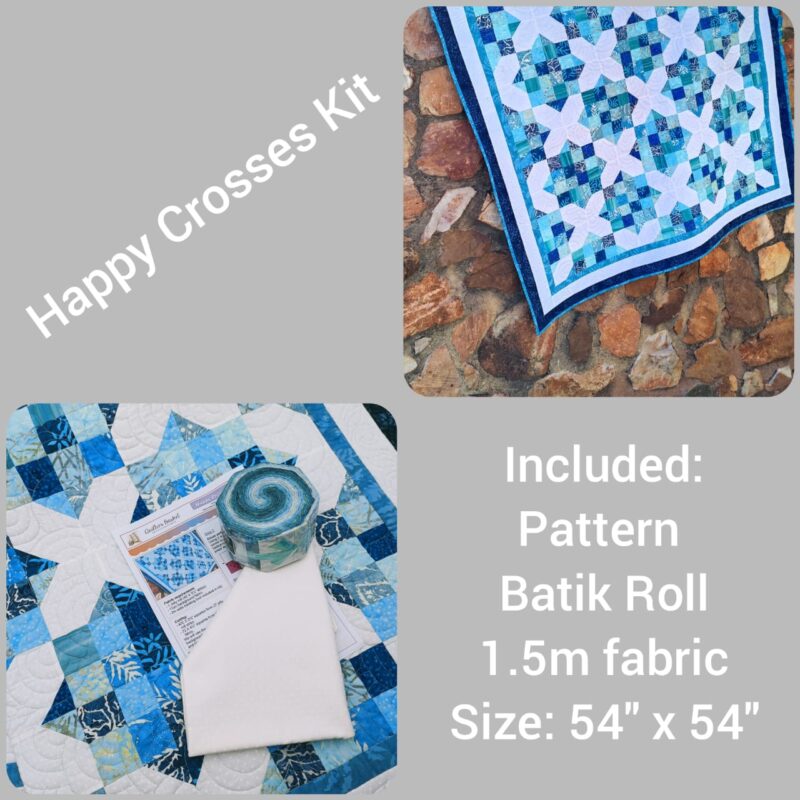 Happy Crosses Quilt Kit - Image 2