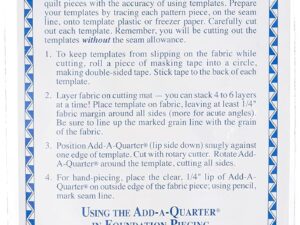 Alternative view of CM Designs Ruler 6" Add-A-Quarter