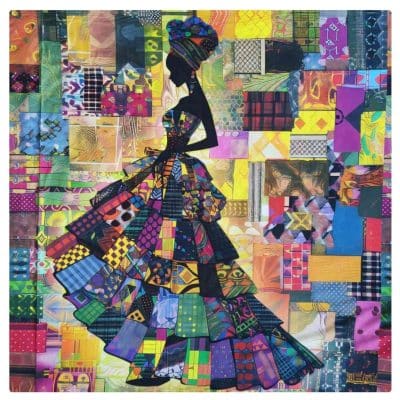 Bongai Fabric panel