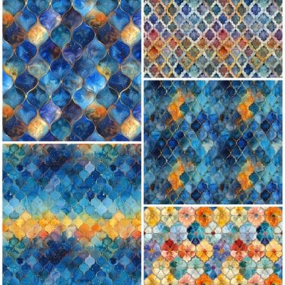 Maroccan Blues Fat Quarter bundle