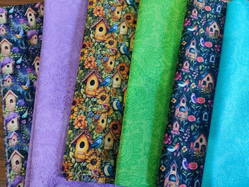 Bird house Fat Quarter bundle