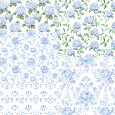 Hydrangea/Roses Fat Quarter bundle