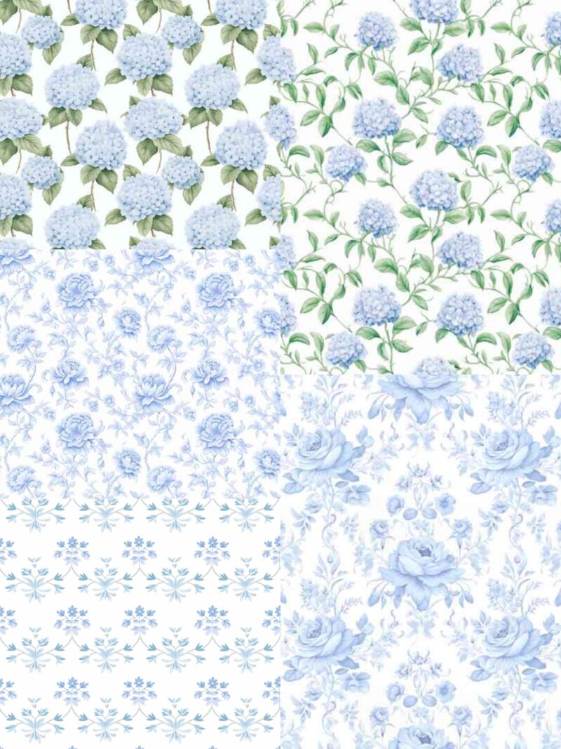 Hydrangea/Roses Fat Quarter bundle