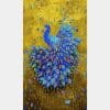 Gilded Plume - Peacock Multi Metallic Panel