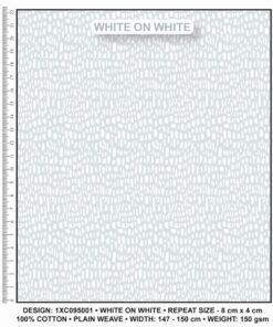 White on White Fabric 95001