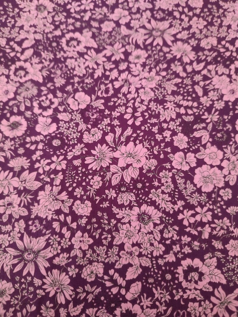 Liberty Emily Silhouette Flower pink