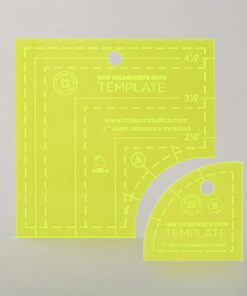 Missouri Star Drunkard's Path Circle Template Set - Mini