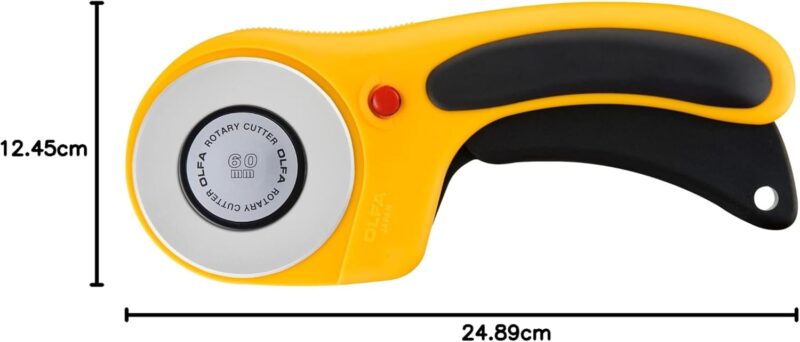 OLFA 60mm Ergonomic Rotary Cutter - Image 2