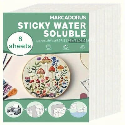 Sticky Water Soluble Paper
