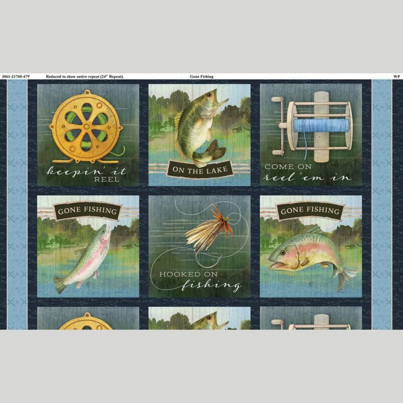 Gone Fishing - Fish Craft Multi Panel