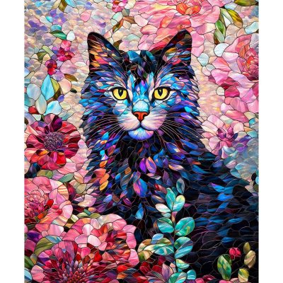 Gigi in the Garden - Cat Multi Panel