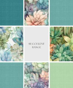 QB Succulent Range Fat Quarters