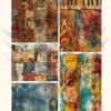 Vintage distressed Fat Quarters