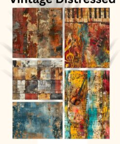 QB Vintage distressed Fat Quarters