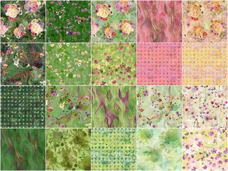 Alternative view of Green Garden Favorites Charm Pack