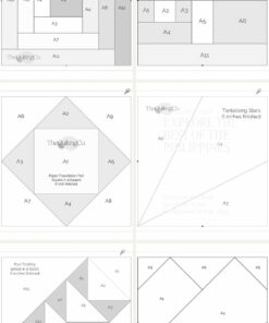 Paper Foundation Piecing Papers – 6 Inch