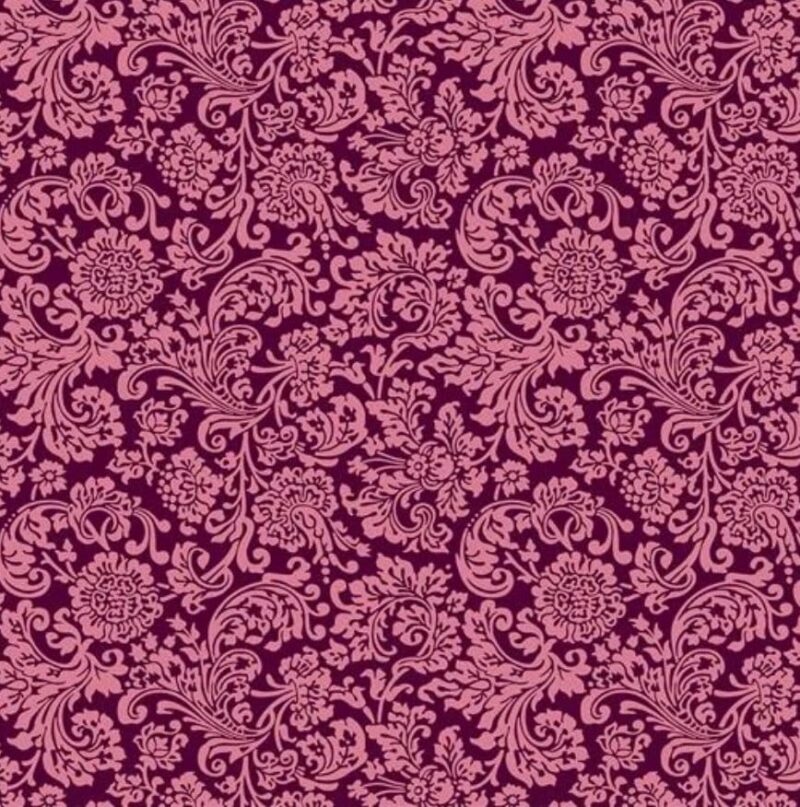 Liberty Rococo Swirl Pink
