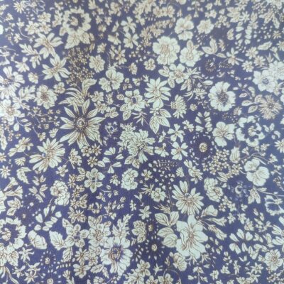 Liberty Emily Silhouette Flower Blue