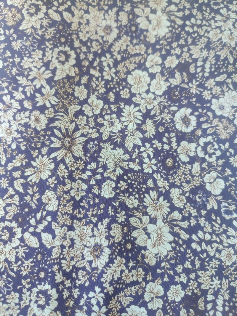 Liberty Emily Silhouette Flower Blue