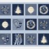 Christmas Shimmer Fabric Panel