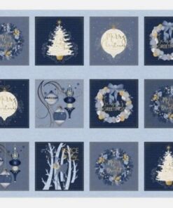 Christmas Shimmer Fabric Panel