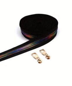 Alternative view of Rainbow Tooth Zipper no 5