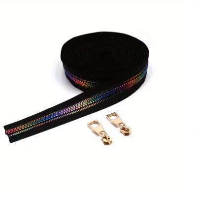 Alternative view of Rainbow Tooth Zipper no 5