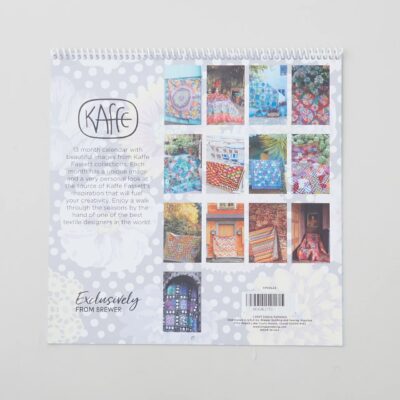 Alternative view of 2024 Kaffe Fassett calendar