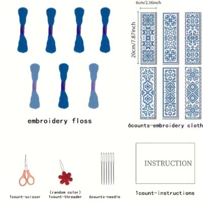 Alternative view of Cross Stitch Bookmark Kit